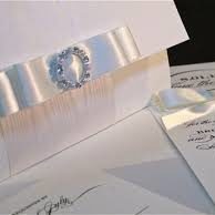 Custom bows on invitations Custom bows on invitations